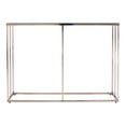 thumbnail image 2 of Meubles SEI Nicholance Contemporain Table Console en Verre Champagne, 2 of 3