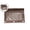 Coffee, variant on Dvruxg 2 Pcs Pencil Pouch, Three-hole Pencil Case Single Zipper Transparent PVC Document Storage Bag, Large Capacity Pencil Pouch with Zipper Clear Binder Pencil Case