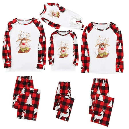 

Odeerbi Reduced Christmas Pajamas For Family Matching Outfits Fashionable Print European And American Suit