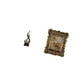 thumbnail image 5 of Marco de fotos con escultura floral en forma de llama, de resina, estilo moderno, ideal como recuerdo o adorno antiguo para la mesa, la sala de estar,, 5 of 8
