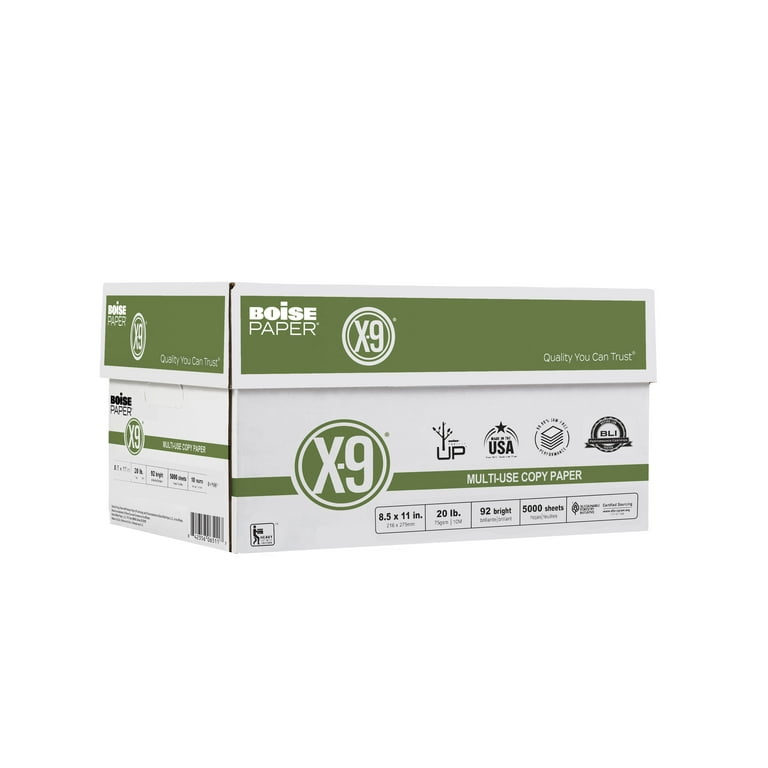 BOISE X-9 Printer Printing Paper, 8.5