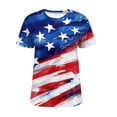 thumbnail image 4 of QASIEATN Women's 250Th Anniversary Print Crew Neck T Shirt 250Th Anniversary Tshirt Patriotic Tee Summer 4th of July Tops, 4 of 4