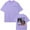purple, variant on Rapper Partynextdoor Partynextdoor Two Album Double Sided Print Tshirt Male Hip Hop Vintage T-shirts Men's Oversized Streetwear