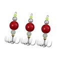 thumbnail image 2 of 3pcs Jigs de calamares Juego de cabañas de sepia con señuelo de pesca señuelos de pesca. rojo, 2 of 8