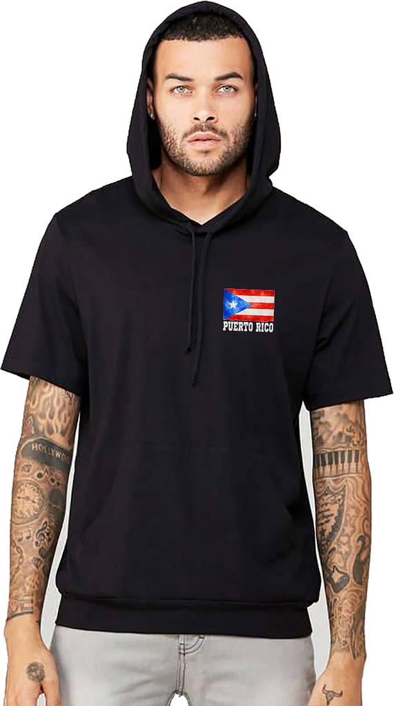 Puerto Rico Pride Adult Mens Summer T-Shirts and Baseball Jean Cap
