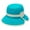 Blue, variant on Fisherman Hat with Chin Strap UV Protection Breathable Kids Bucket Hat for Beach