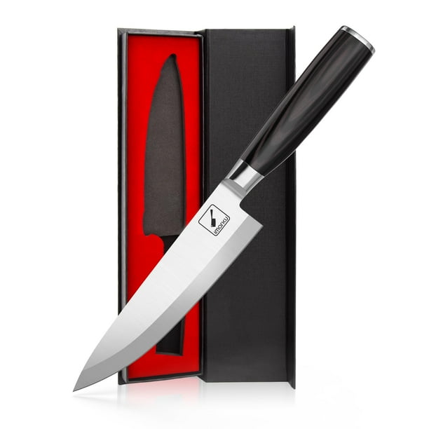 Cuchillo de chef Imarku Pro Japanese 7Cr17MoV de acero inoxidable de 8 pulgadas