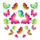 thumbnail image 1 of ABPHQTO Decoración del hogar Color Multi mariposa arte con cremallera funda de cojín funda de cojín 45x45 cm impresión de dos lados, 1 of 1