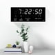 thumbnail image 4 of Reloj despertador digital Zulema Temperatura Calendario Blanco, 4 of 5