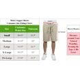 thumbnail image 4 of Men's Cotton Stretch Twill Jogger Lounge Shorts, 4 of 4