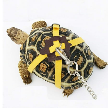 Leather Harness Strap for Tortoise / Turtle Pet Walking Lead Control Rope Chest