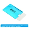thumbnail image 4 of Uxcell RFID Blocking Sleeves Aluminum Identity Theft Prevention Credit Cards Secure Protector Holders Sleeves for NFC Purses Blue, 4 of 6