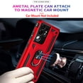thumbnail image 4 of Samsung Galaxy S21 Ultra Case, STARSHOP Drop Protection Ring Kickstand Cover- Red, 4 of 6