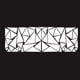 thumbnail image 5 of Adhesivo Universal Rojo Verde negro brillante autoportante con gráficos triangulares para carrocería lateral de coche blanco, 5 of 5