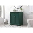 thumbnail image 2 of 30 inch single bathroom vanity set in green, 2 of 8