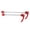 Red, variant on Bolany Bicycle Hub Quick Release Skewer Lever Aluminum Alloy 100mm Front 135mm Rear Parts Black 7.87 inches / 20 cm