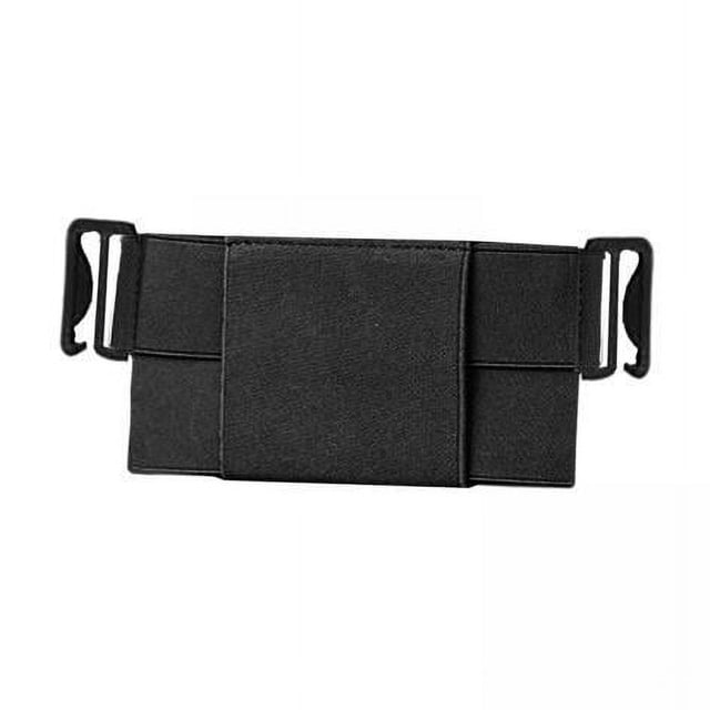 2x Cartera Invisible, Cinturón, Riñonera, Bolsa de Almacenamiento para Tarjetas, Riñonera para Correr, Riñonera Utilitaria, Riñonera con Clips para 2 piezas