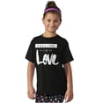 thumbnail image 3 of Falling in Love Romantic Cute Trendy Girls Kids T Shirt Tees Teen Brisco Brands XS, 3 of 5