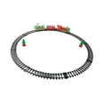 thumbnail image 4 of Juegos de trenes eléctricos, mini tren de juguete, decoración para de Navidad, carruaje, adorno, tren eléctrico navideño con rieles para regalos, 4 of 9