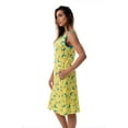 thumbnail image 2 of Just Love Womens Nightgown Sleep Dress (Yellow - Celestial Moon and Stars, Medium), 2 of 3