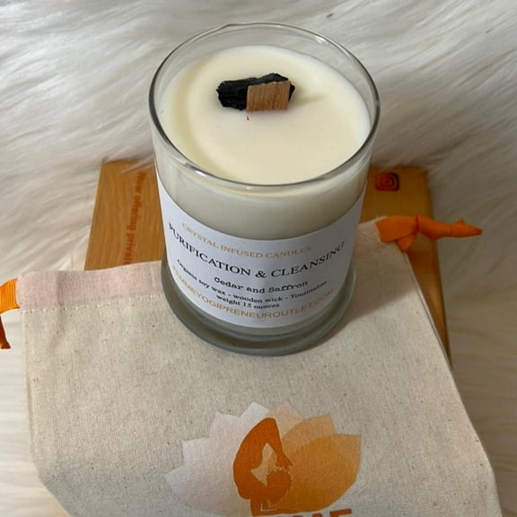 Cedar  Saffron Fall candles- Purification  Cleansing candles