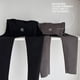 thumbnail image 1 of Leggings cruzados en la espalda con mariposas, pantalones de yoga de cintura alta de talla grande para invierno, pantalones ajustados y gruesos con forro polar para mujer, 1 of 2