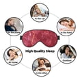 thumbnail image 7 of Disketp Abstract Red Marble Print Sleep Mask-Eye Mask for Sleeping,Comfortable & Super Soft Eye Mask with Adjustable Strap,Travel Eye Mask, 7 of 7