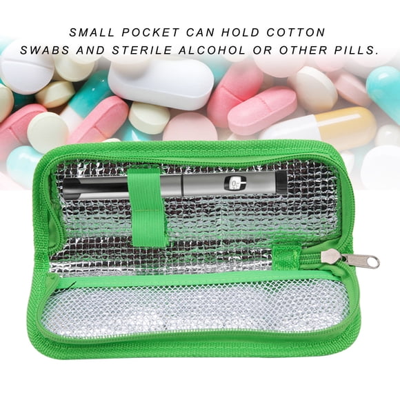 Estuche de insulina, bolsa enfriadora de insulina portátil, organizador para diabéticos, bolsa de insulina, solución innovadora