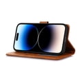 thumbnail image 2 of TECH CIRCLE Flip Case for iPhone 14 Pro (6.1") 2022 - Classic Leather Wallet Case with Stand, Brown, 2 of 13