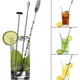 thumbnail image 5 of 3 Pcs Extra Long Stainless Steel Mixing Spoons with Spiral Pattern, Bar Tools for Cocktail Shaker & Bartending, 5 of 5