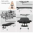 thumbnail image 2 of BestMassage 73 Inch 2 Fold Massage Bed Spa Bed Aluminium Height Adjustable,Black, 2 of 7
