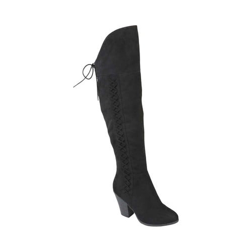 Journee Collection - Women's Journee Collection Spritz-S Wide Calf Over The Knee Boot - Walmart