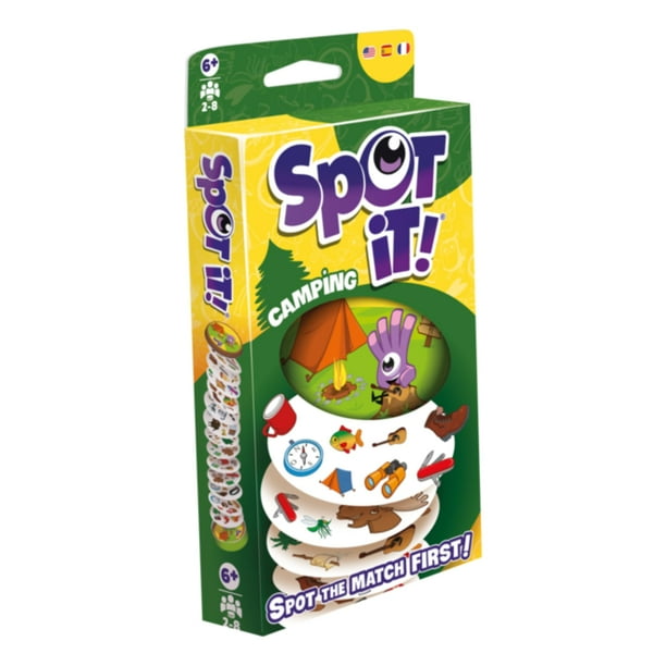 Juego de cartas Zygomatic Spot It! Eco-Blister 5 en 1 para acampar 2024