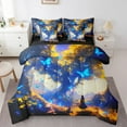 thumbnail image 1 of YST Glowing Butterfly Comforter Set, Jungle Adventure, 7-Piece, Full Size, 1 of 4