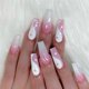 thumbnail image 2 of Uñas postizas acrílicas rosas brillantes, 24 unidades, para aplicar sobre las uñas, 2 of 7