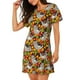 thumbnail image 2 of Easygdp Sloth on the Branch Camisón de manga corta para mujer, informal, estampado, 2 of 6