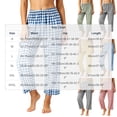 thumbnail image 2 of Admvng Women's Plaid Pants Elastic Waist Casual Wide Leg Trousers with Pockets, 2 of 4