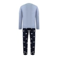 thumbnail image 3 of Pijama George para Hombre, Manga Larga Azul Talla G, 2 Piezas, 3 of 4
