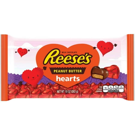 Reese's Peanut Butter Cup Hearts Valentine's Candy, 10 oz