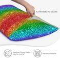 thumbnail image 5 of Easygdp Glitter Rainbow Envelope Closure Pillowcase - 20x36in, Queen Pillowcase, Breathable, Stain-Resistant, Wrinkle-Free, 5 of 9