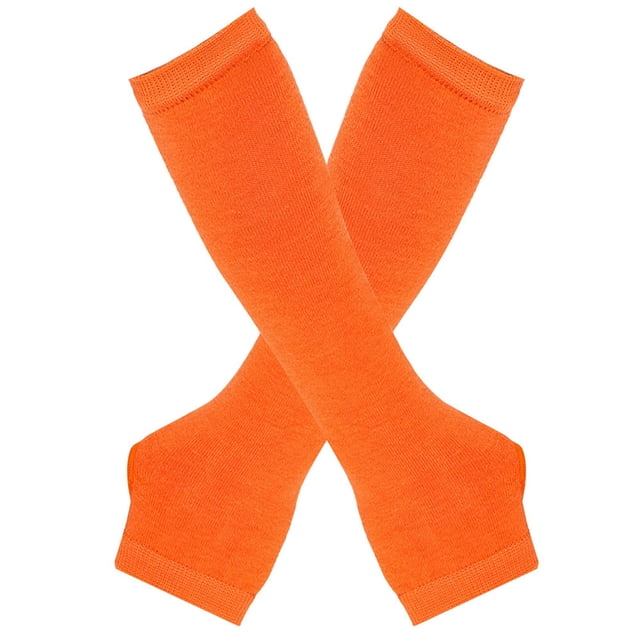 RXIRUCGD Gants d'Hiver Chauds Chauffe-Bras Doux Longs Gants Sans Doigts pour Femmes