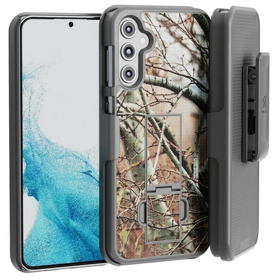Rome Tech for Samsung Galaxy S23 6.1" (2023) Shell Holster Combo Case - Camo Tree (HOL2)