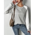 thumbnail image 4 of Zeagoo Oversized Tunic Tops for Women Loose Fit Long Sleeve Tunic Shirts Fall Tunics Casual Knit Tops Lightweight Hoodies, 4 of 6