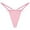Pink, variant on Panties for Women,European Style Low Waisted Thong Underwear with Chain Bow Tie Detail Seamless Comfort for Women,Womens Underwear,Purple,S