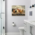 thumbnail image 5 of Farmhouse Chicken Wall Art Country Rooster God Says You Are Wall Decor Vintage Barn Picture Canvas Prints Framed Modern Artwork For Home Living Room Bedroom Bathroom Kitchen 16"x12", 5 of 6