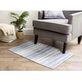 thumbnail image 3 of Design Imports CAMZ11089 Variegated French Blue Recycled Yarn Rug, 2 x 3 ft., 3 of 5