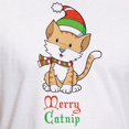 thumbnail image 3 of CafePress - Catnip Christmas Fitted T Shirt - Fitted T-Shirt, Vintage Fit Soft Cotton Tee, 3 of 4