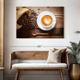 thumbnail image 3 of Elephant Stock Latte Coffee Wall Art - Horizontal Canvas Wall Art - Living Room Wall Decor - Food And Drink Canvas - White And Brown Decor - 48" x 32", 3 of 8