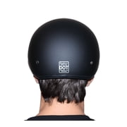 D.o.t. Daytona Skull Cap W/o Visor- Dull Black