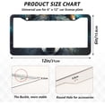 thumbnail image 3 of Cool Wolf License Plate Frames - Universal Aluminum License Plate Covers with Screws, 2 Pack Holder Car Accessories for Front and Rear Plates Home Decor, 3 of 6